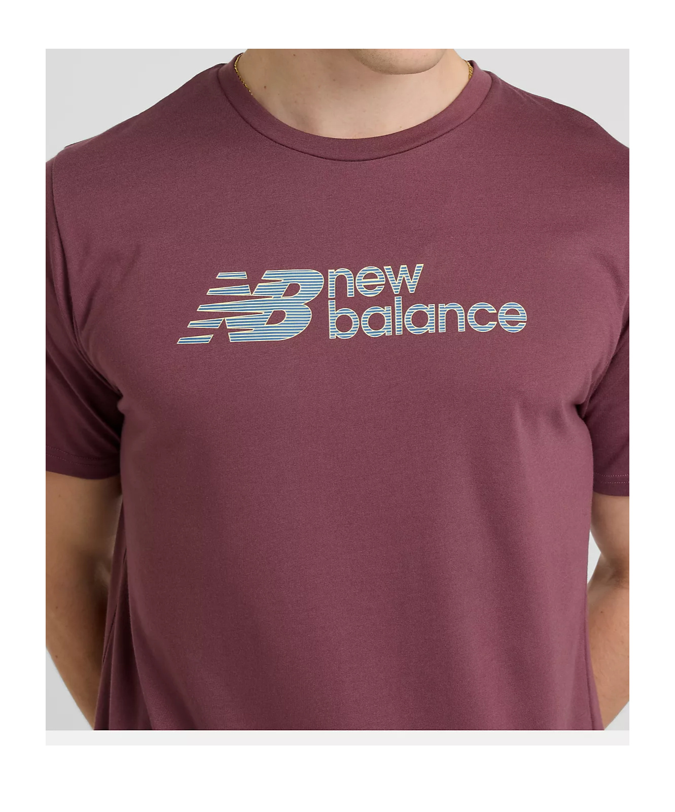 NEW BALANCE HEATHERTECH LINEAR T-SHIRT