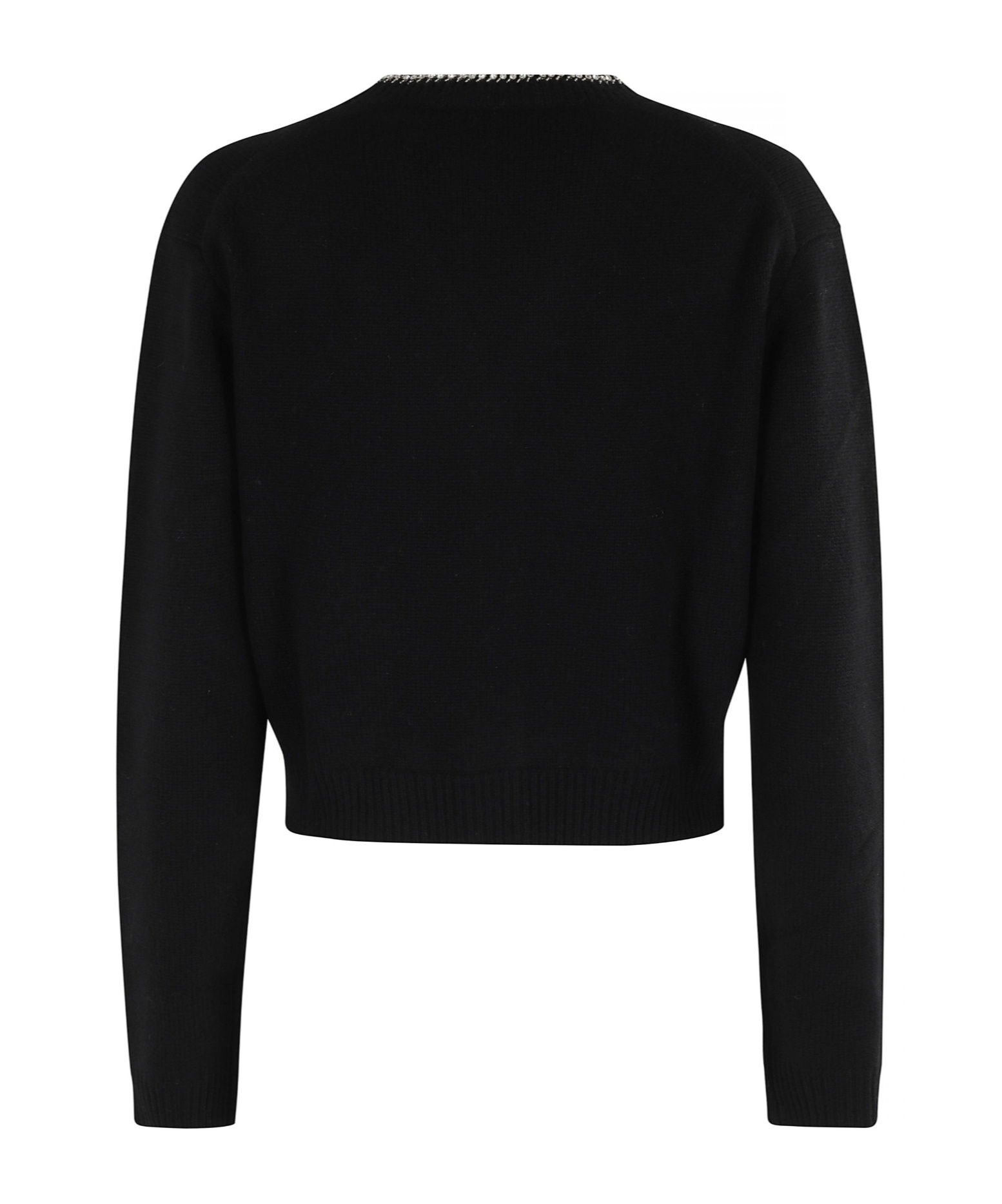 Semicouture Semi Couture Semi Couture Cardigan With Clarinda Pattern In Black