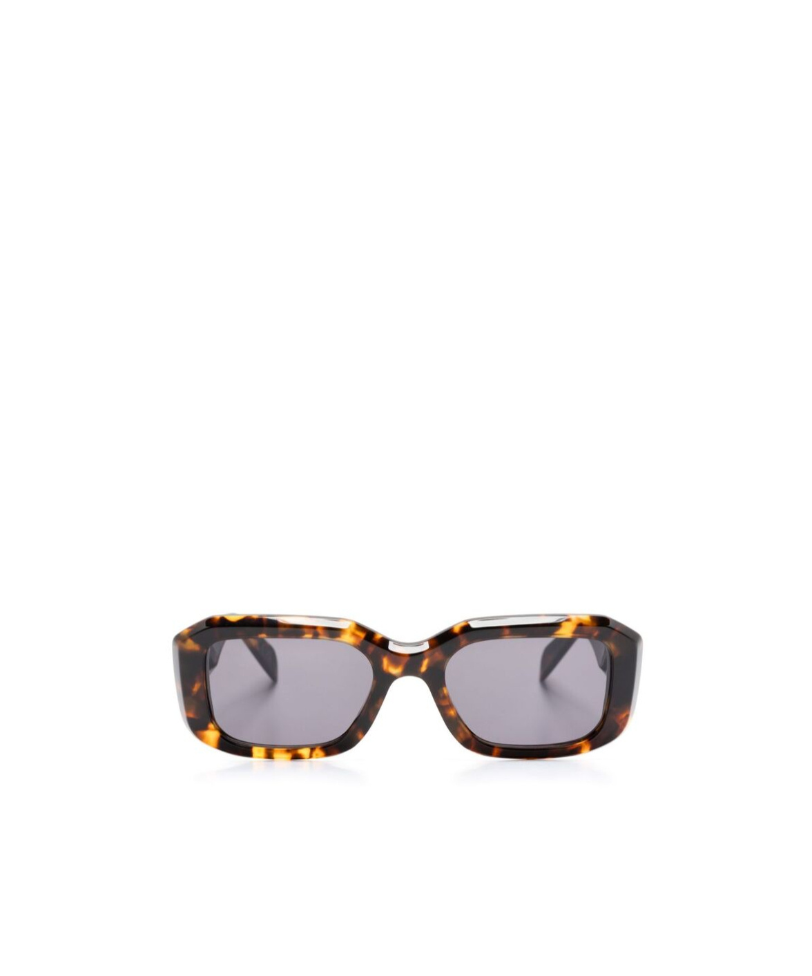 Retrosuperfuture Sagrado Burnt Havana Rectangle-frame Sunglasses In Gray