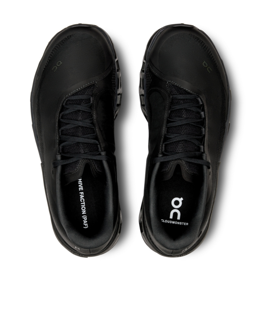 On Running X Paf Cloudmonster 2 Hybrid Nylon Sneakers In Black