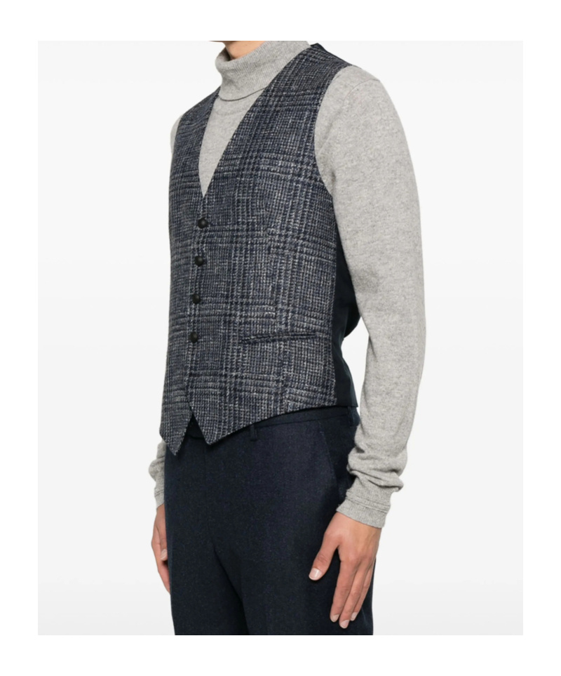 Shop Tagliatore Single Breasted Vest