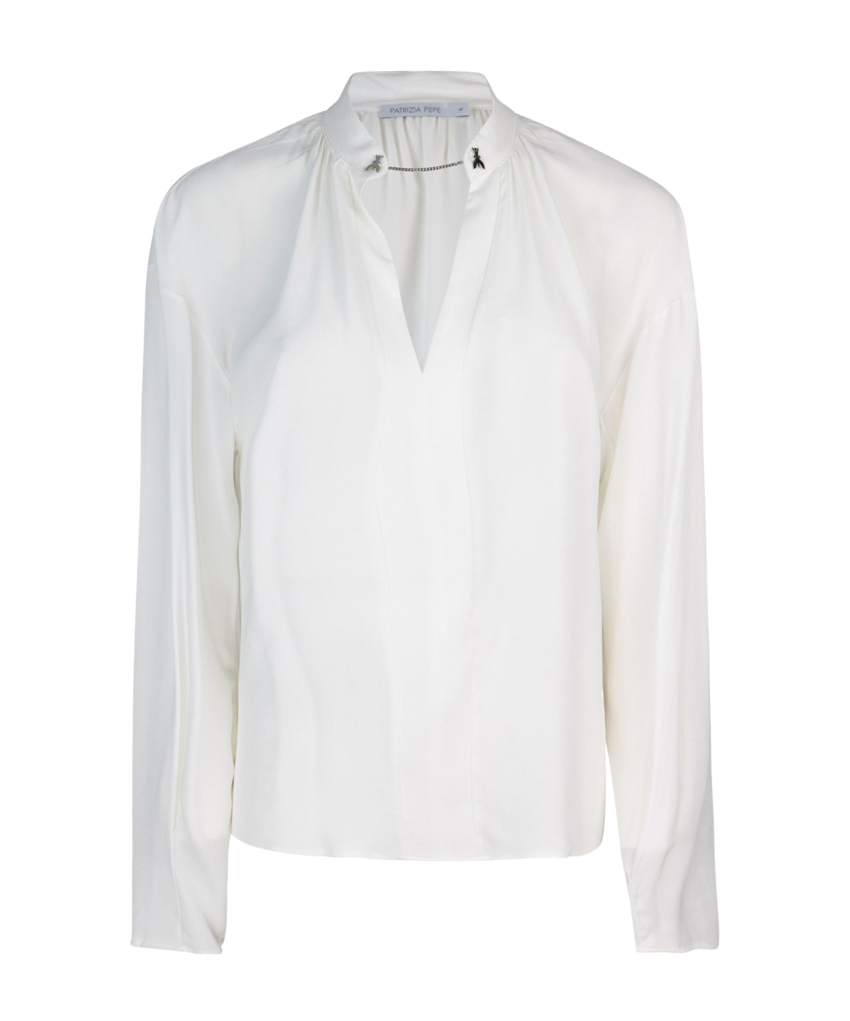 PATRIZIA PEPE CUFFLINK-DETAIL BLOUSE 