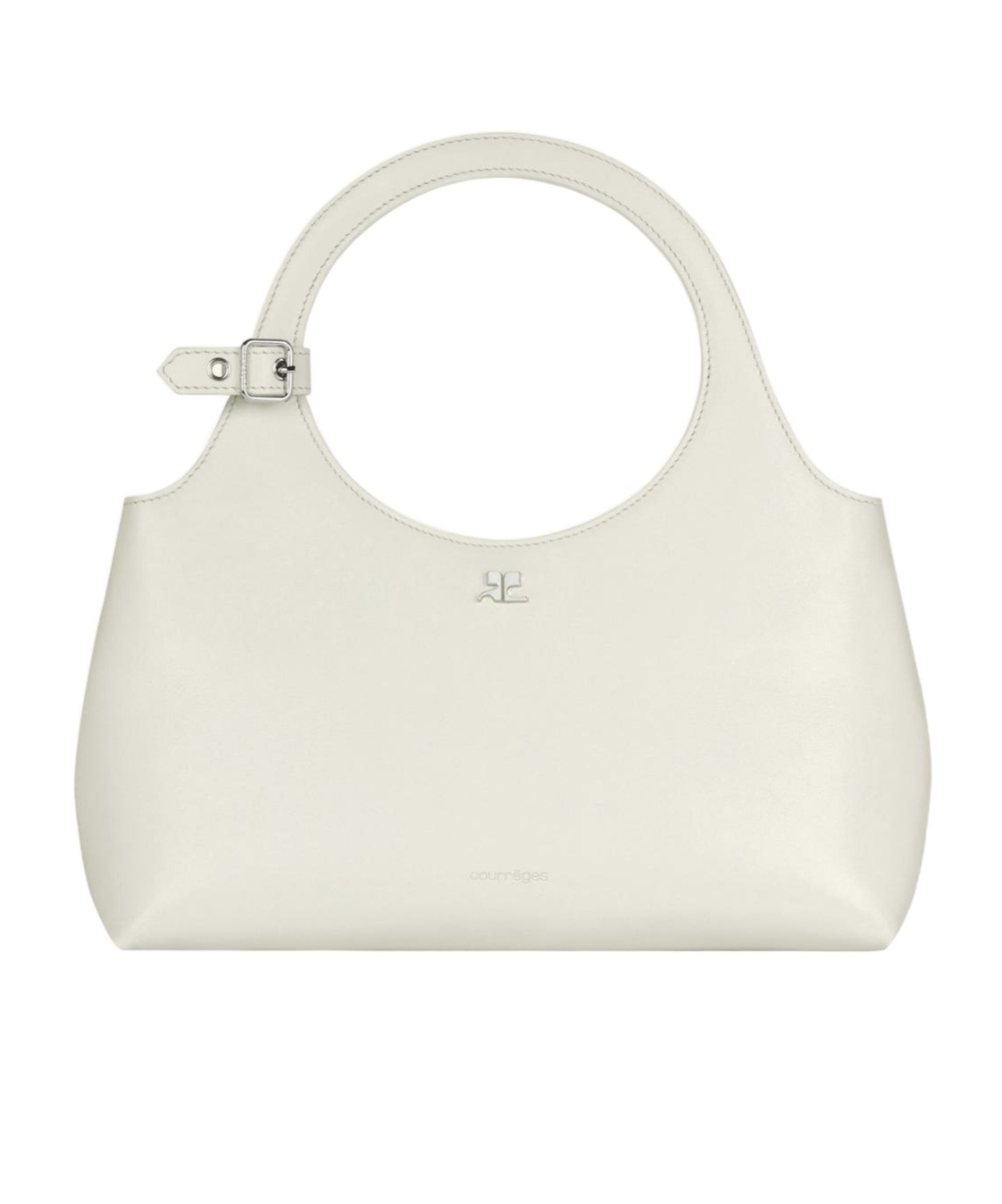 Courrèges Holy Day Two-way Handbag In White