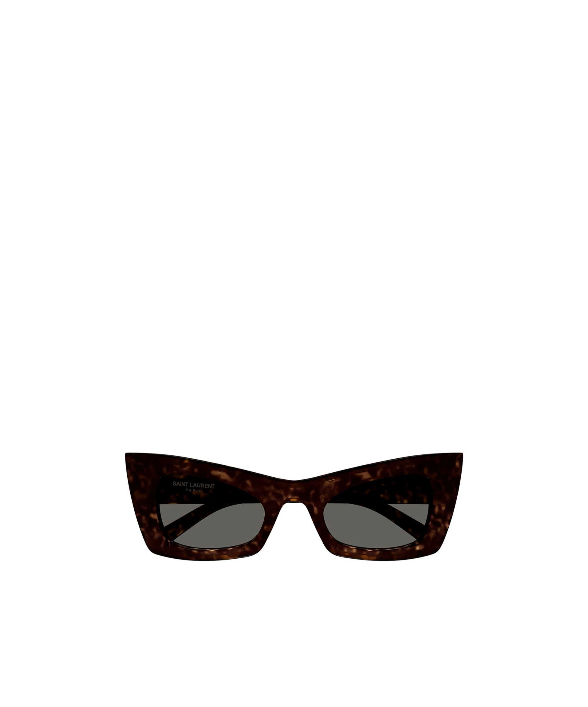 Saint Laurent Tortoiseshell Cat-eye Frame Sunglasses In Black
