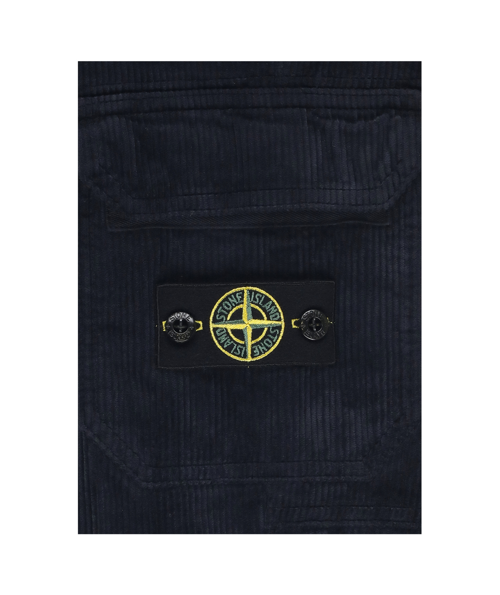 Stone Island Elastic Waist Casual Pants In Blue