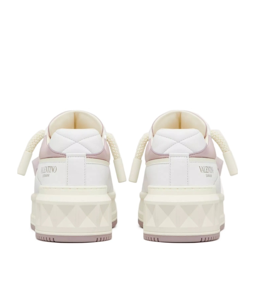Valentino One Stud Xl Low-top Sneakers In White