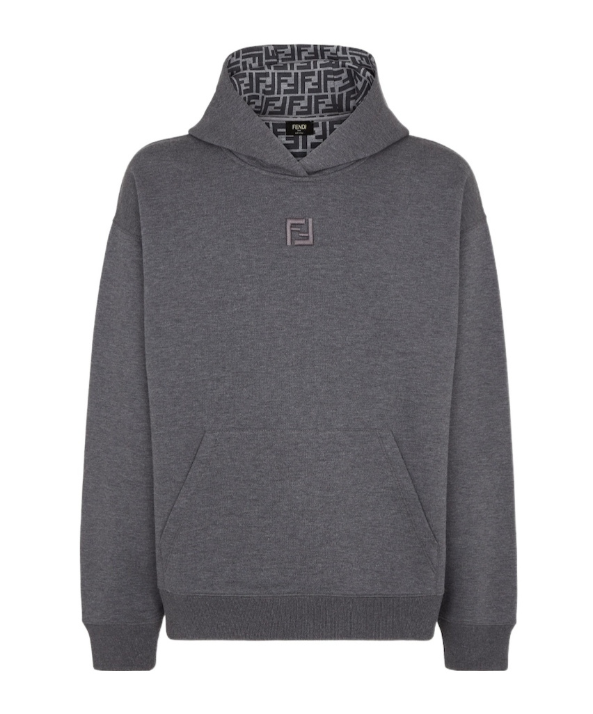 Fendi Sweat Shirt In Black