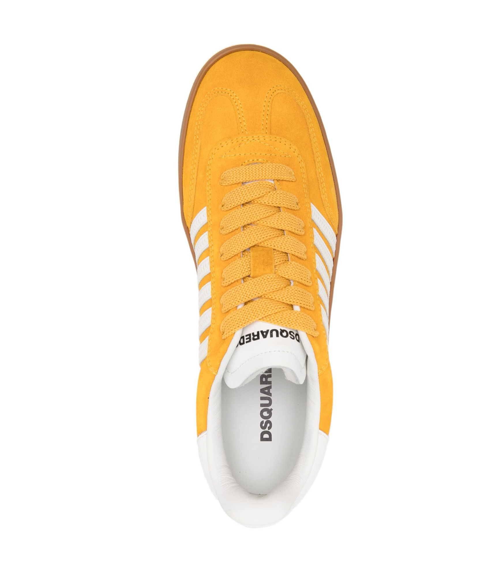 Dsquared2 Boxer Leather Sneakers In Multicolor