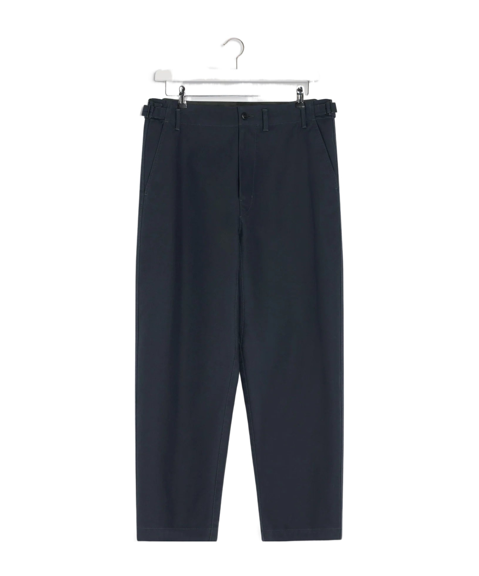 Lemaire Adjustable-waist Trousers In Blue