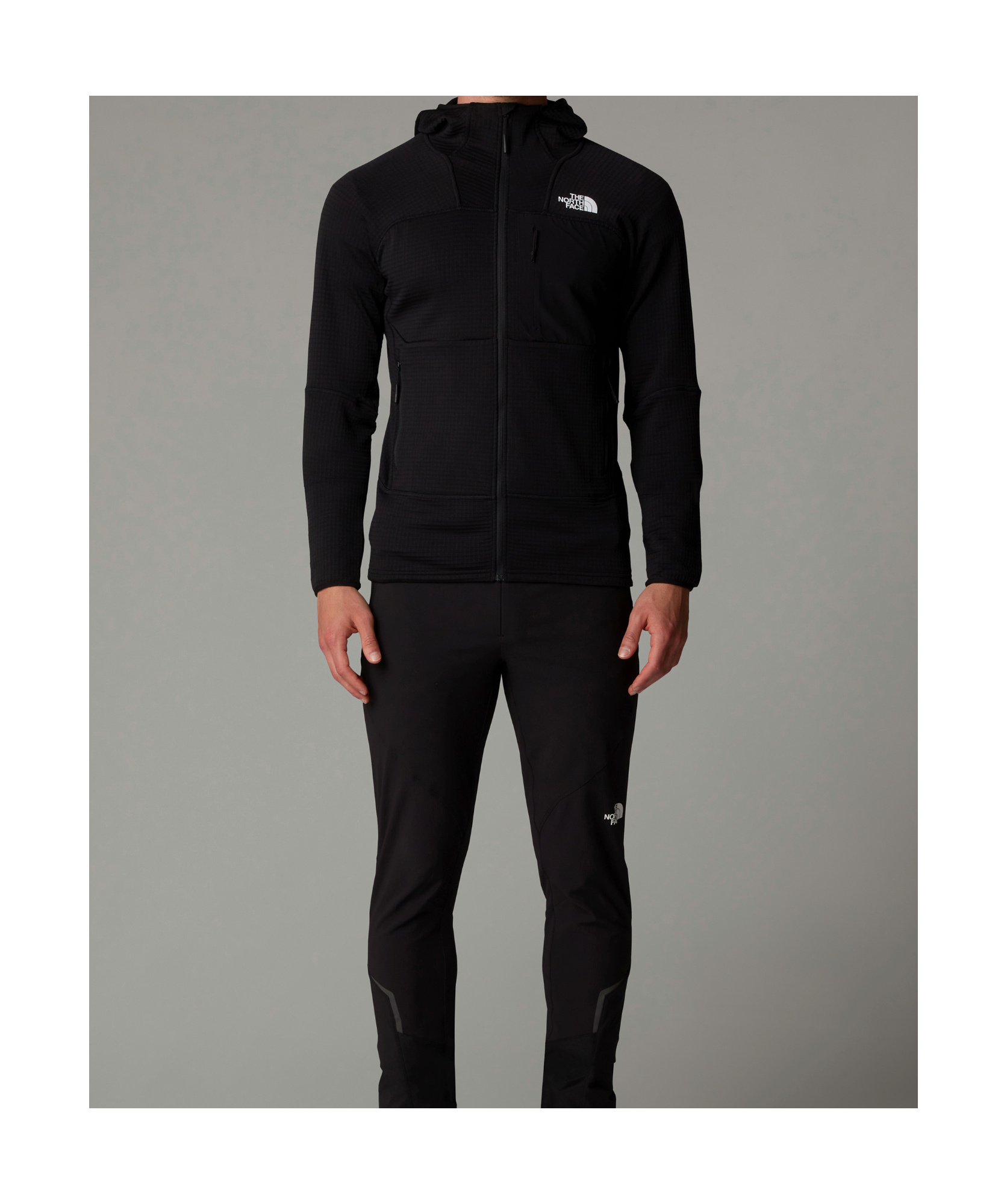 Shop The North Face Logo-print Hoodie In Black