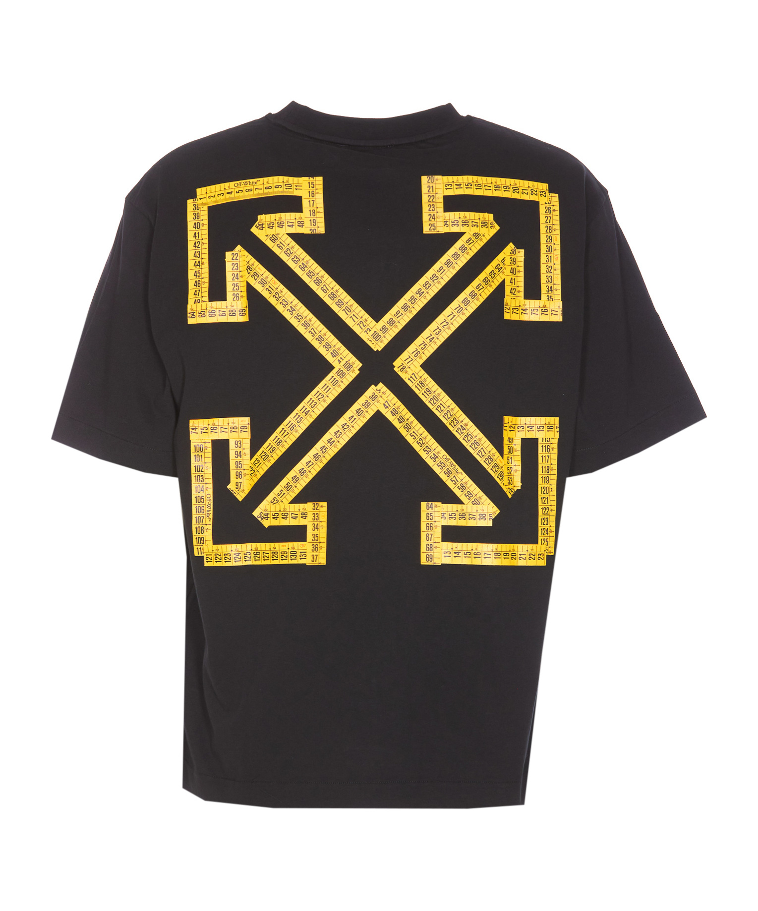 Shop Off-white Tape-arrow Short-sleeve T-shirt In Black