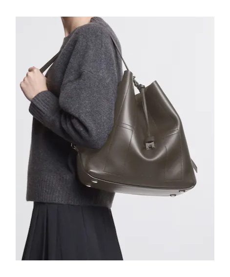 Hogan Hocket Medium Shoulder Bag In Brown