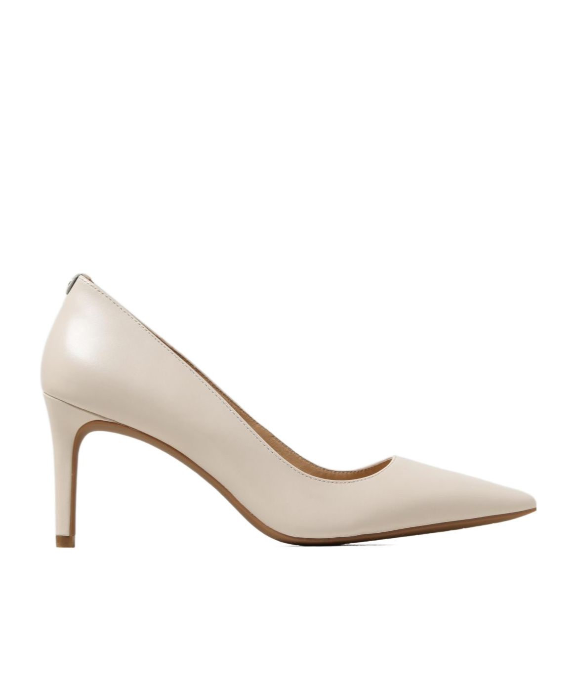 Michael Kors Alina Flex 76mm Leather Pumps In Nude