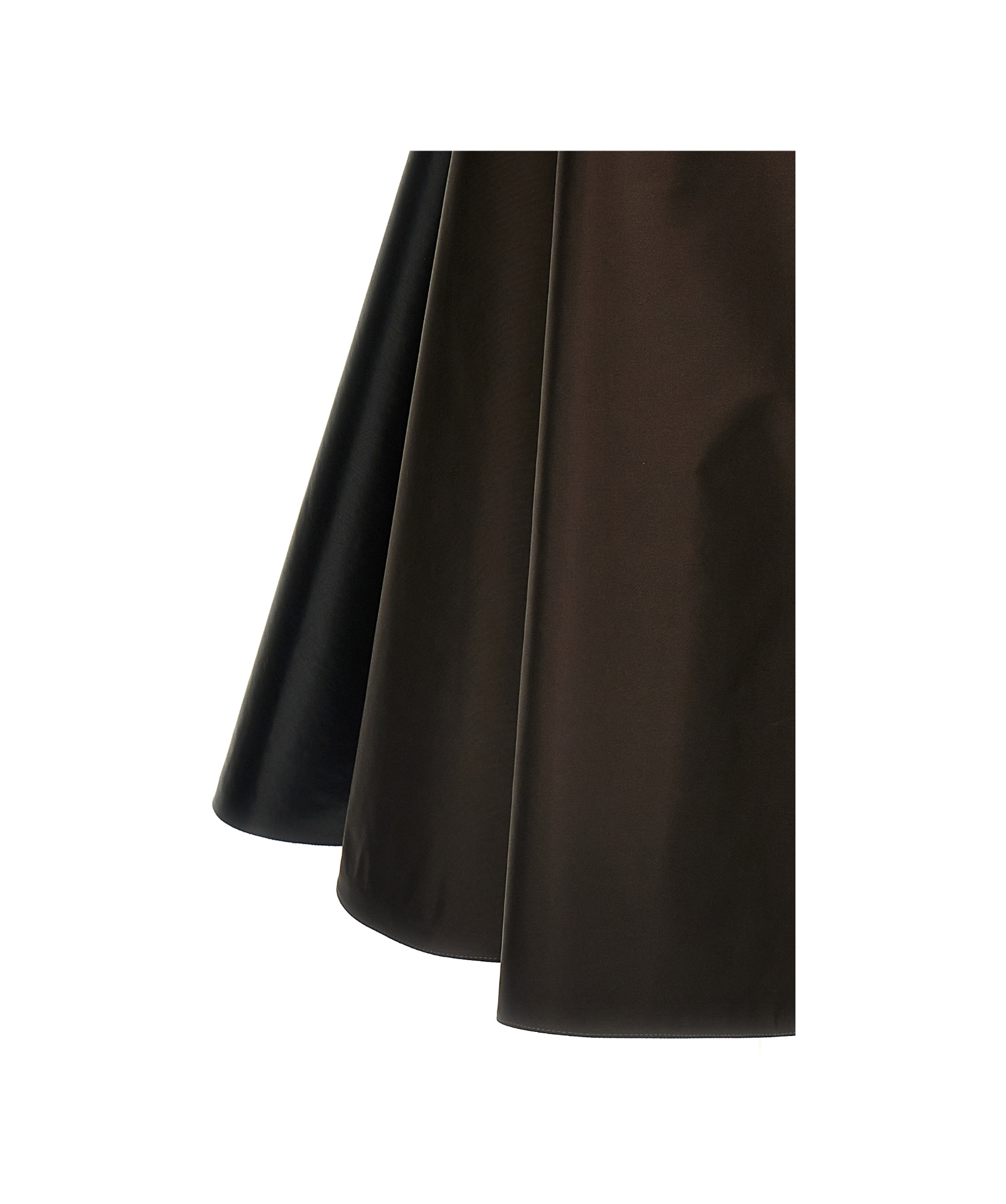 Marni Trapeze Dress Two Tones In Black