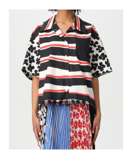 Msgm Striped Cotton Shirt
