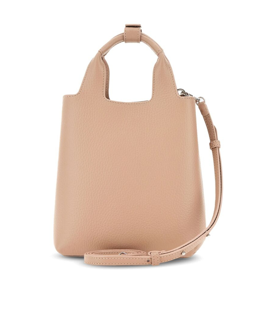Hogan Mini Bag With 2 Handles And Removable Strap In Nude
