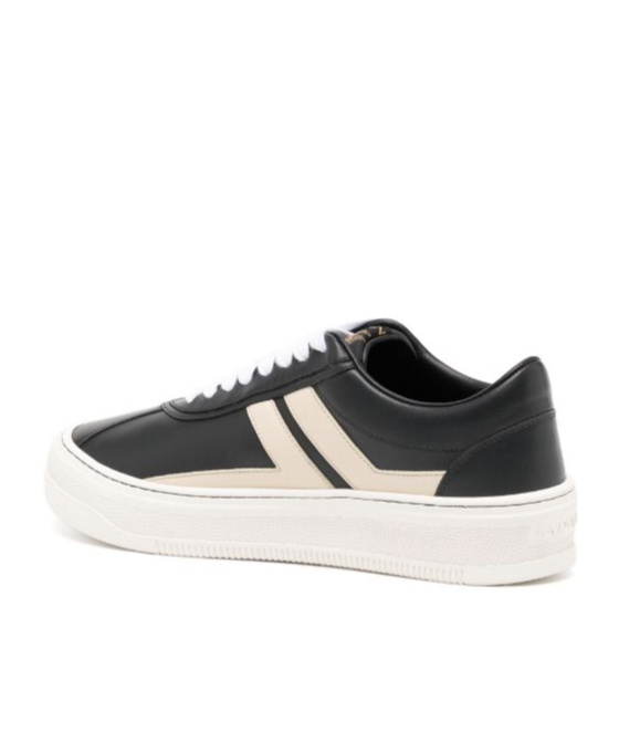 Lanvin Black Future Edition Cash Sneakers In White