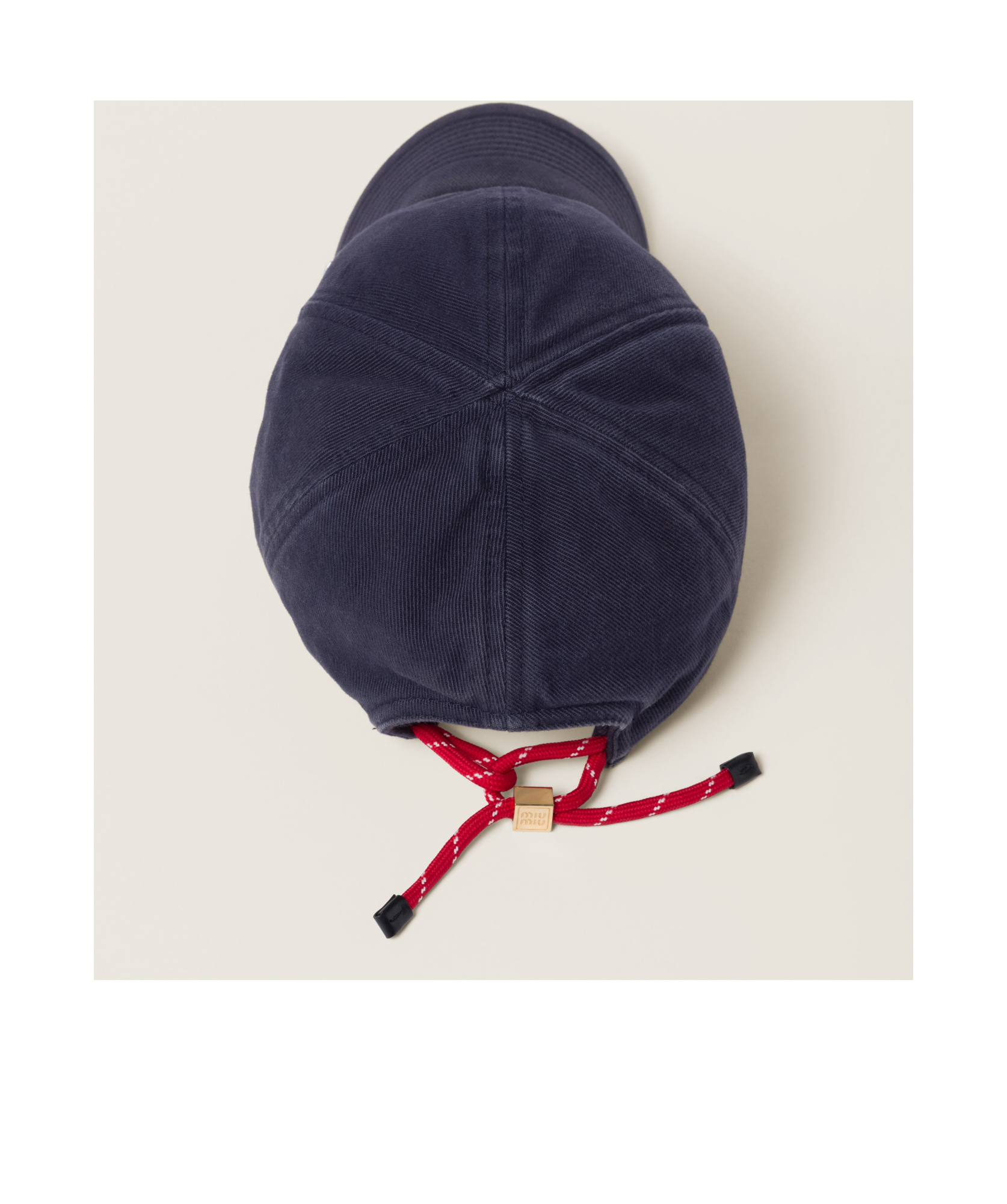 Miu Miu Denim Baseball Cap