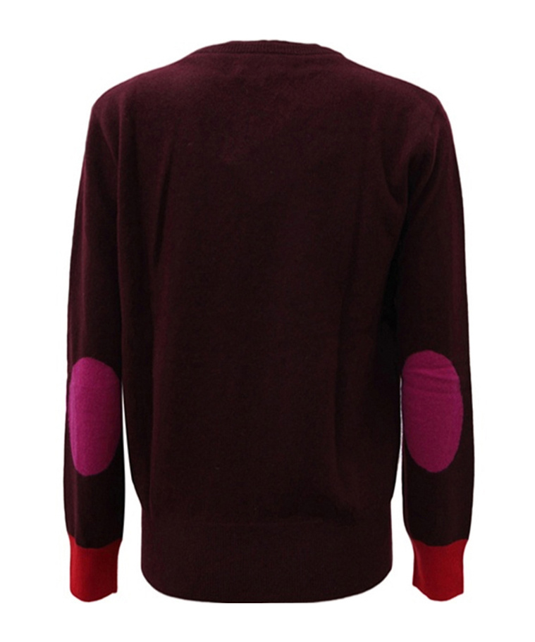 Burberry Round-neck And Long-sleeved Sweater In Black