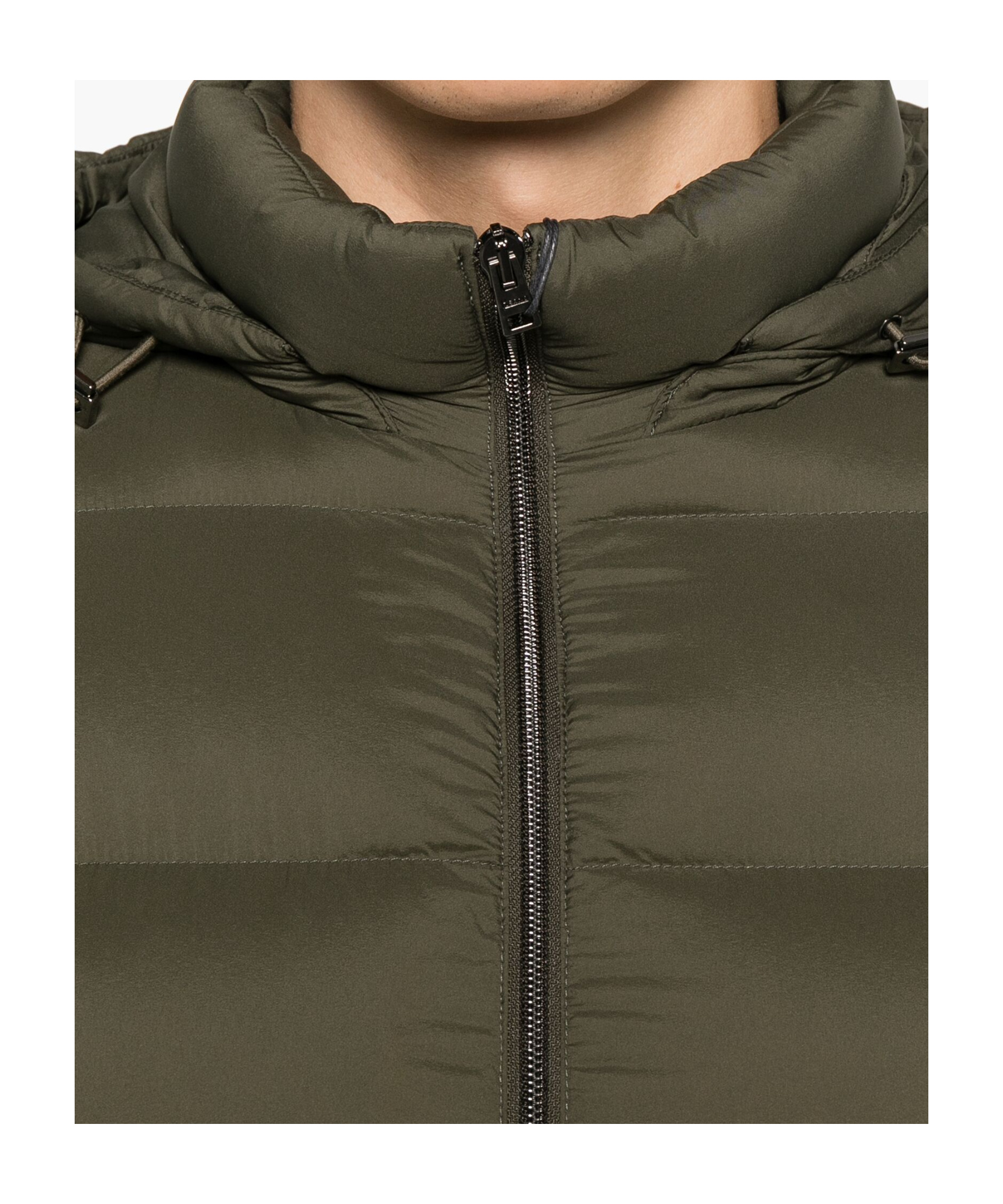 HERNO DETACHABLE-HOOD JACKET