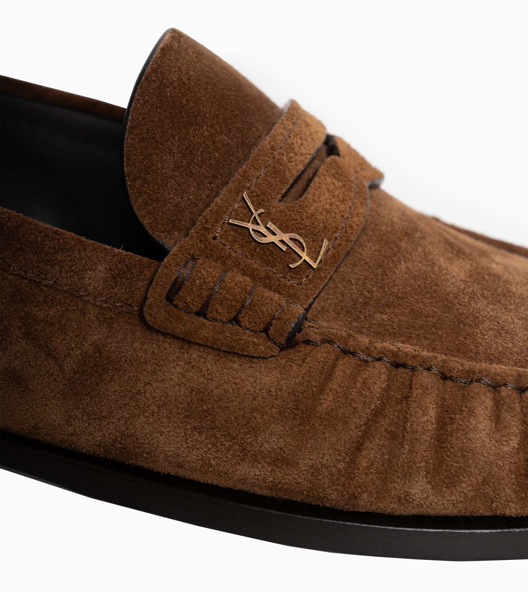 Saint Laurent Round Toe Loafers