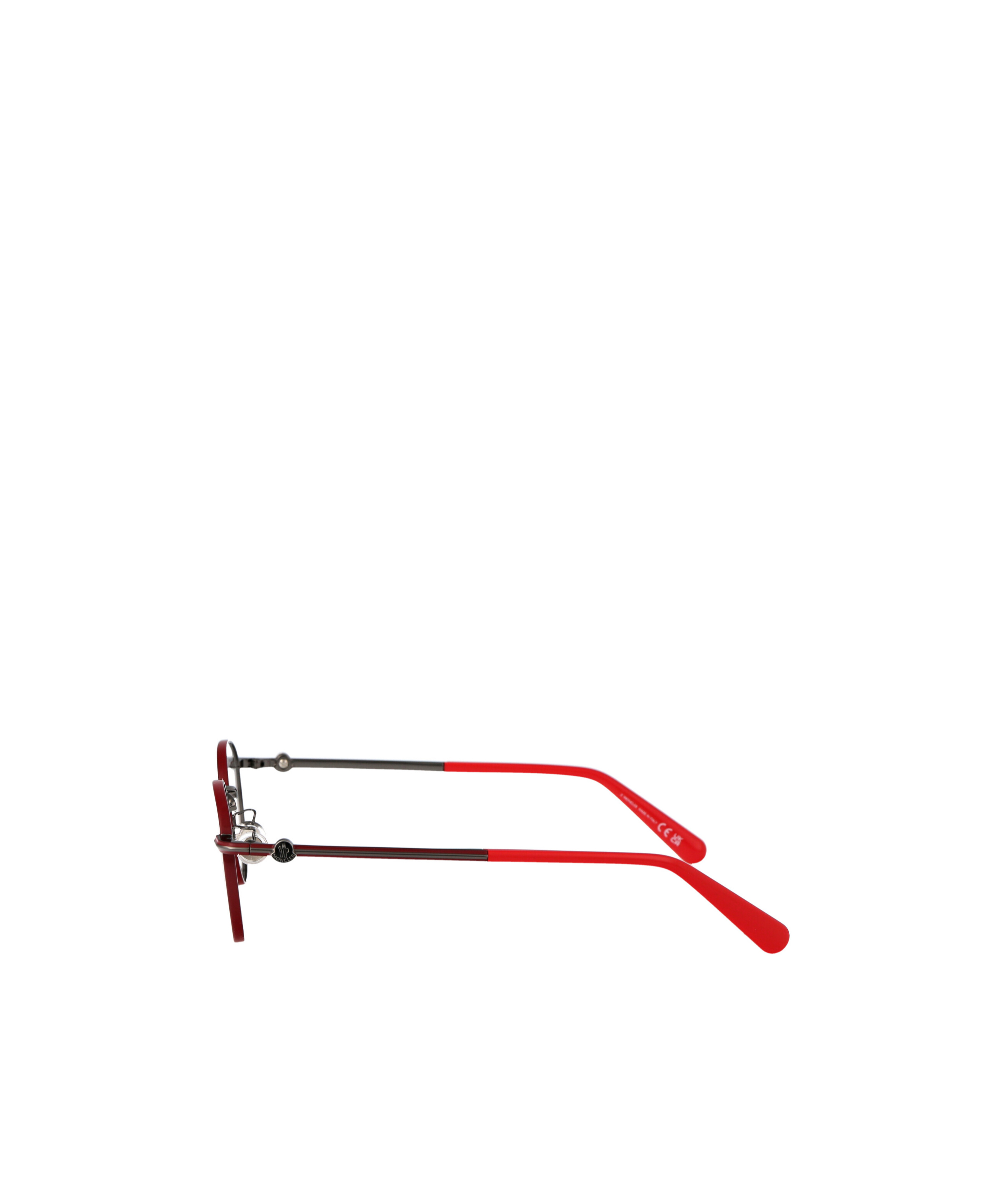 Moncler Round-frame Glasses In Red
