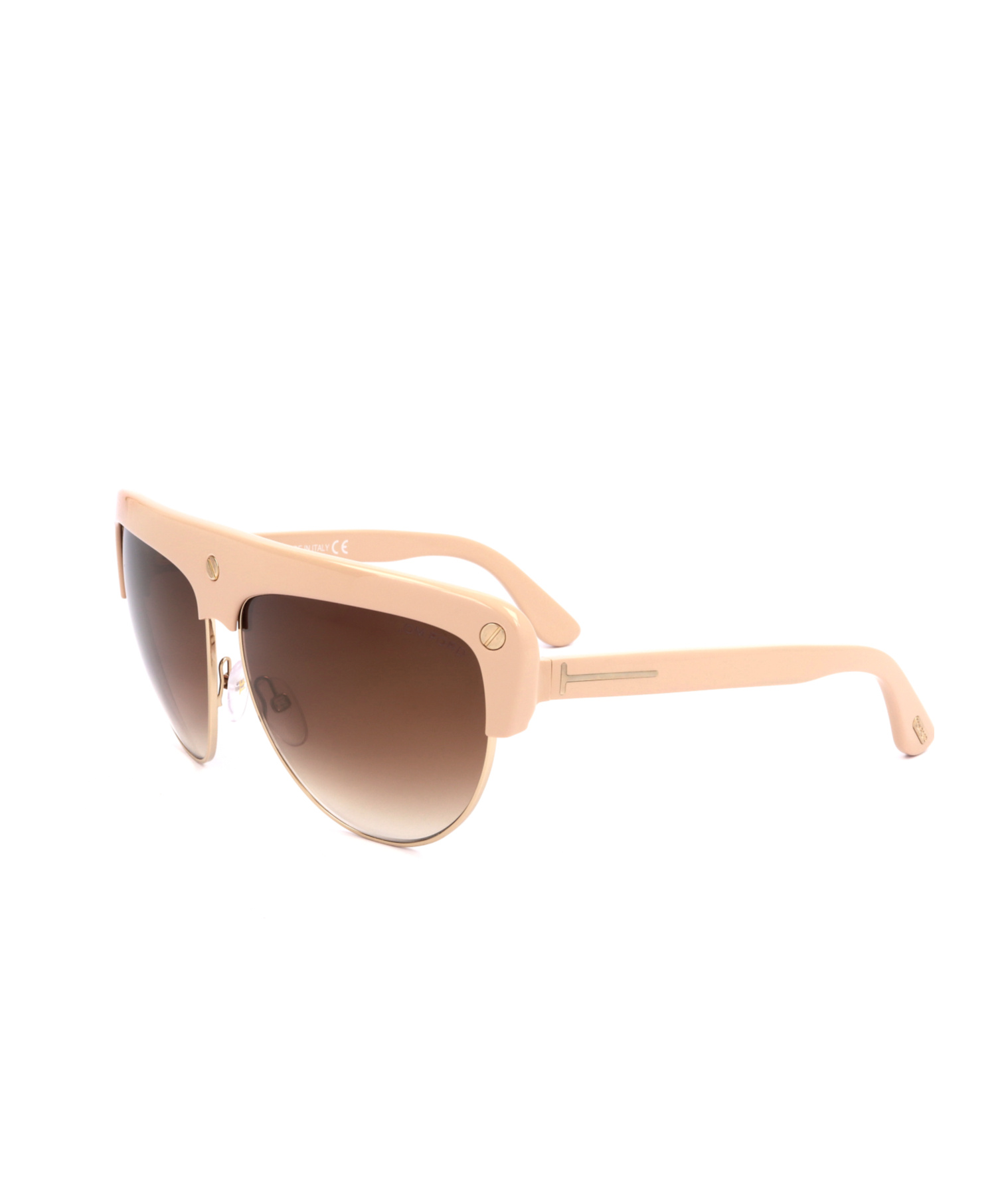 Tom Ford Geometric Sunglasses In Brown