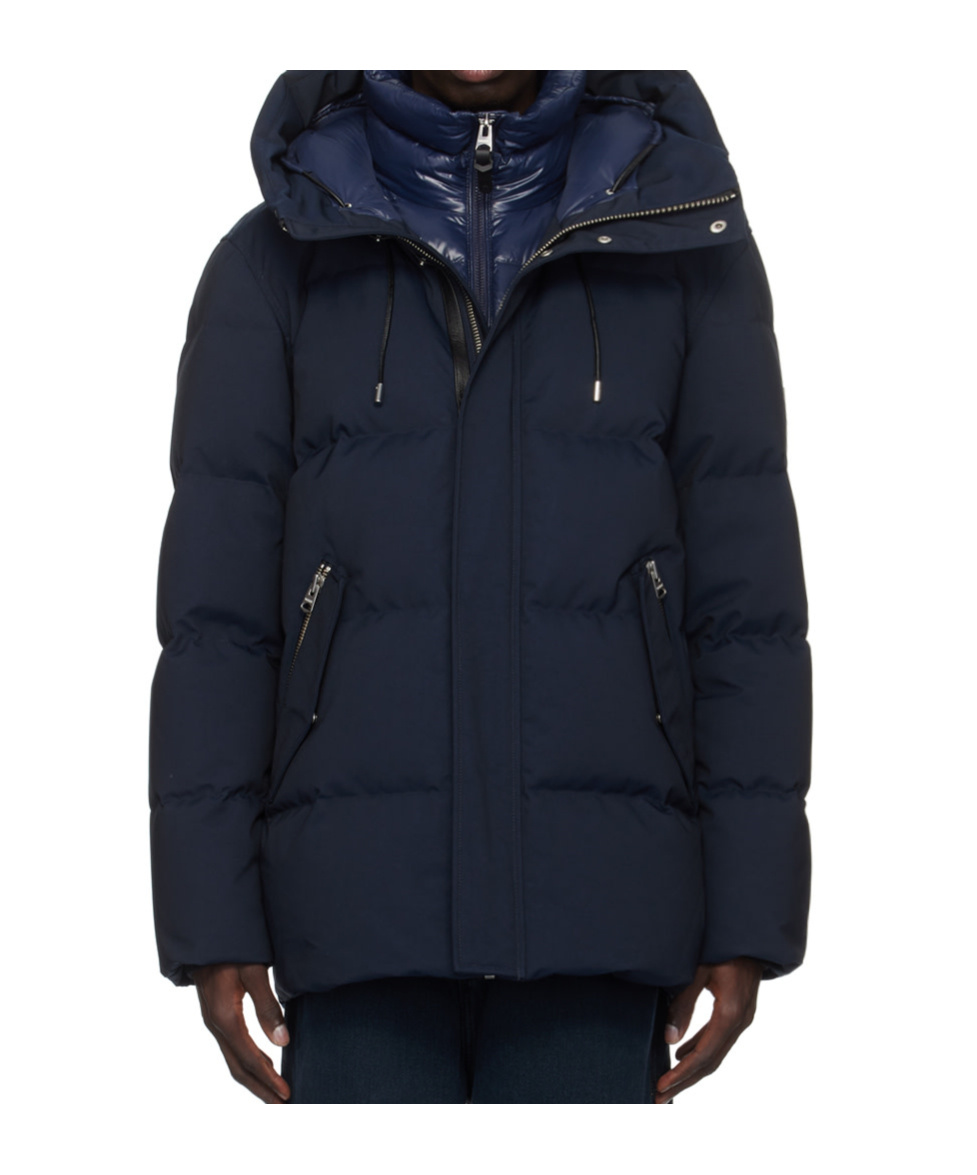 MACKAGE LOGO-PATCH ZIP-UP PADDED COAT 