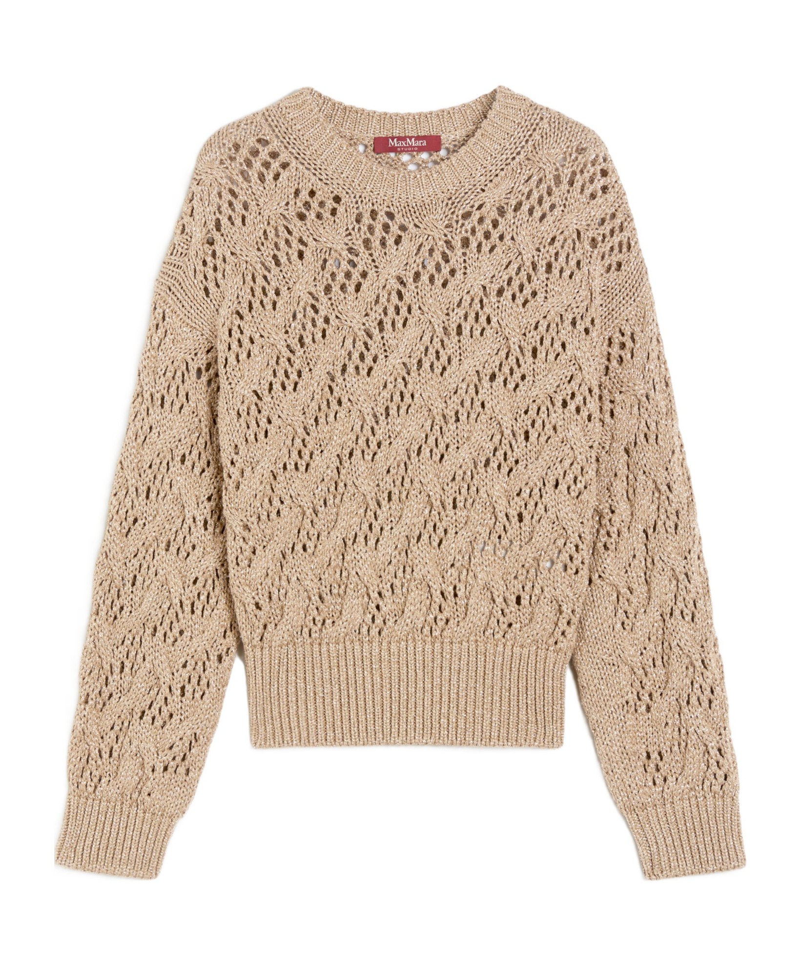 Max Mara Diamond-patterned Cordonnet Sweater