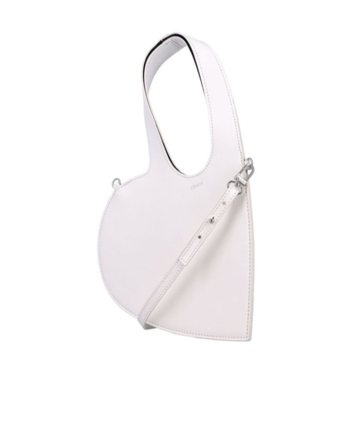 Shop Coperni Logo Crossbody Bag In White