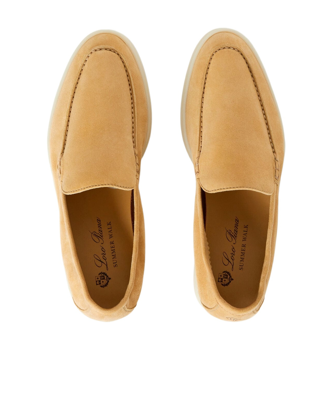 Loro Piana Summer Walk Loafer Shoes In Juniper