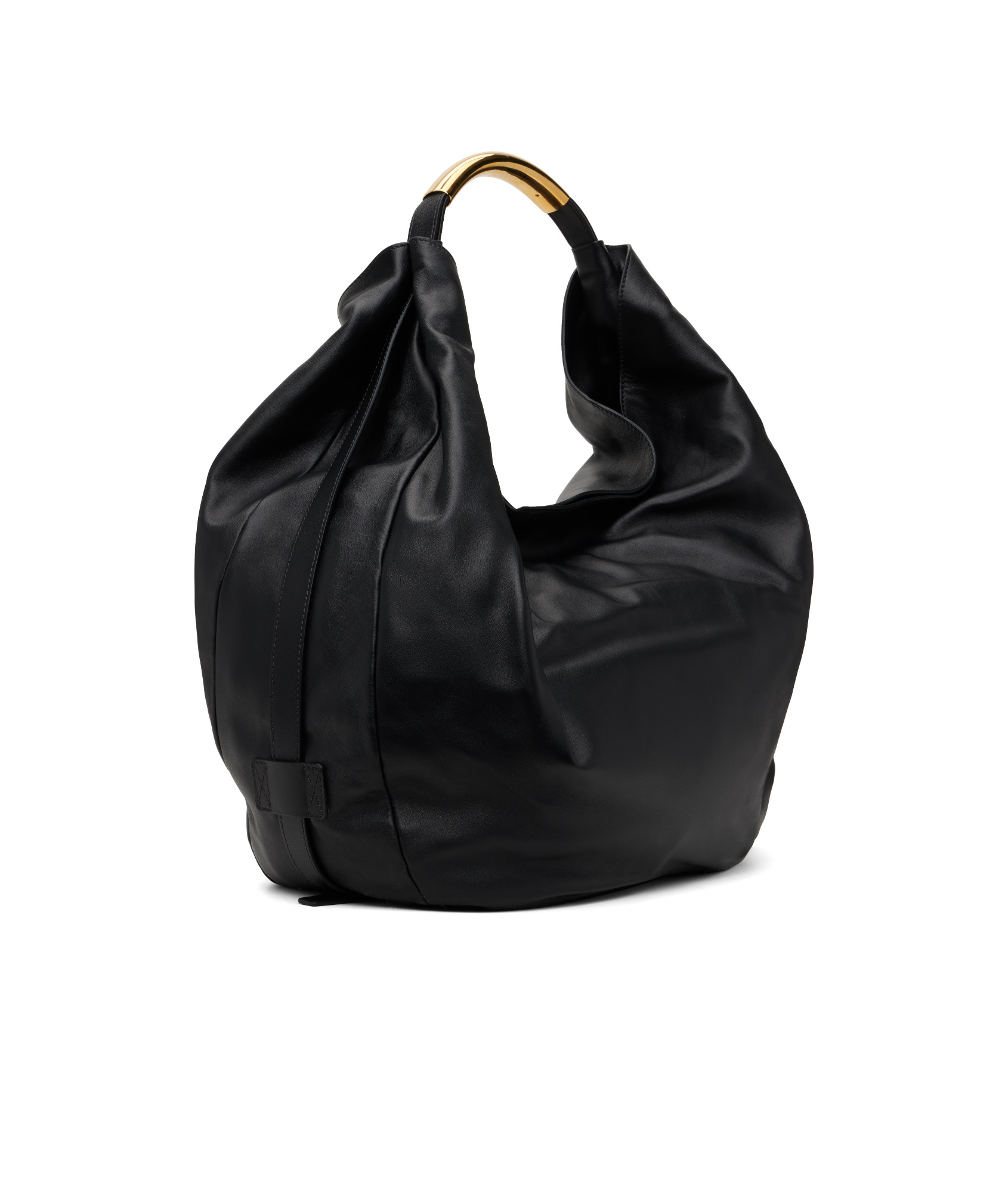Moschino Large Handle Me Shoulder Bag In Black