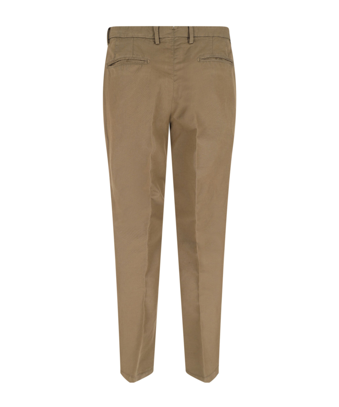 Boglioli Light Brown Linen Double-breasted Suit