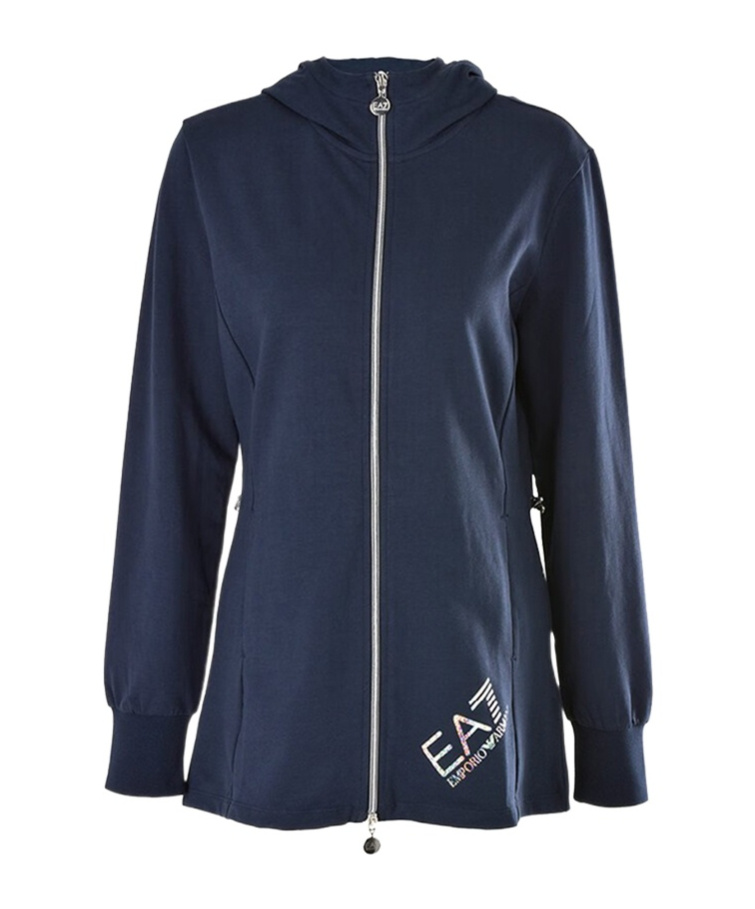 EA7 HODED ZIPPER CASUAL JACKET