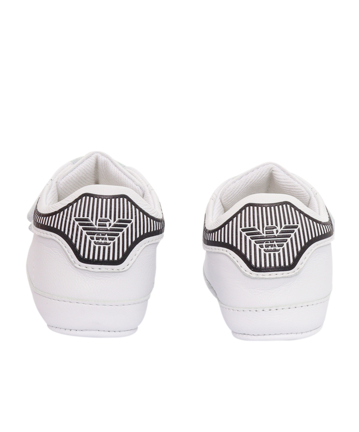 Emporio Armani Velcro Sneakers In White