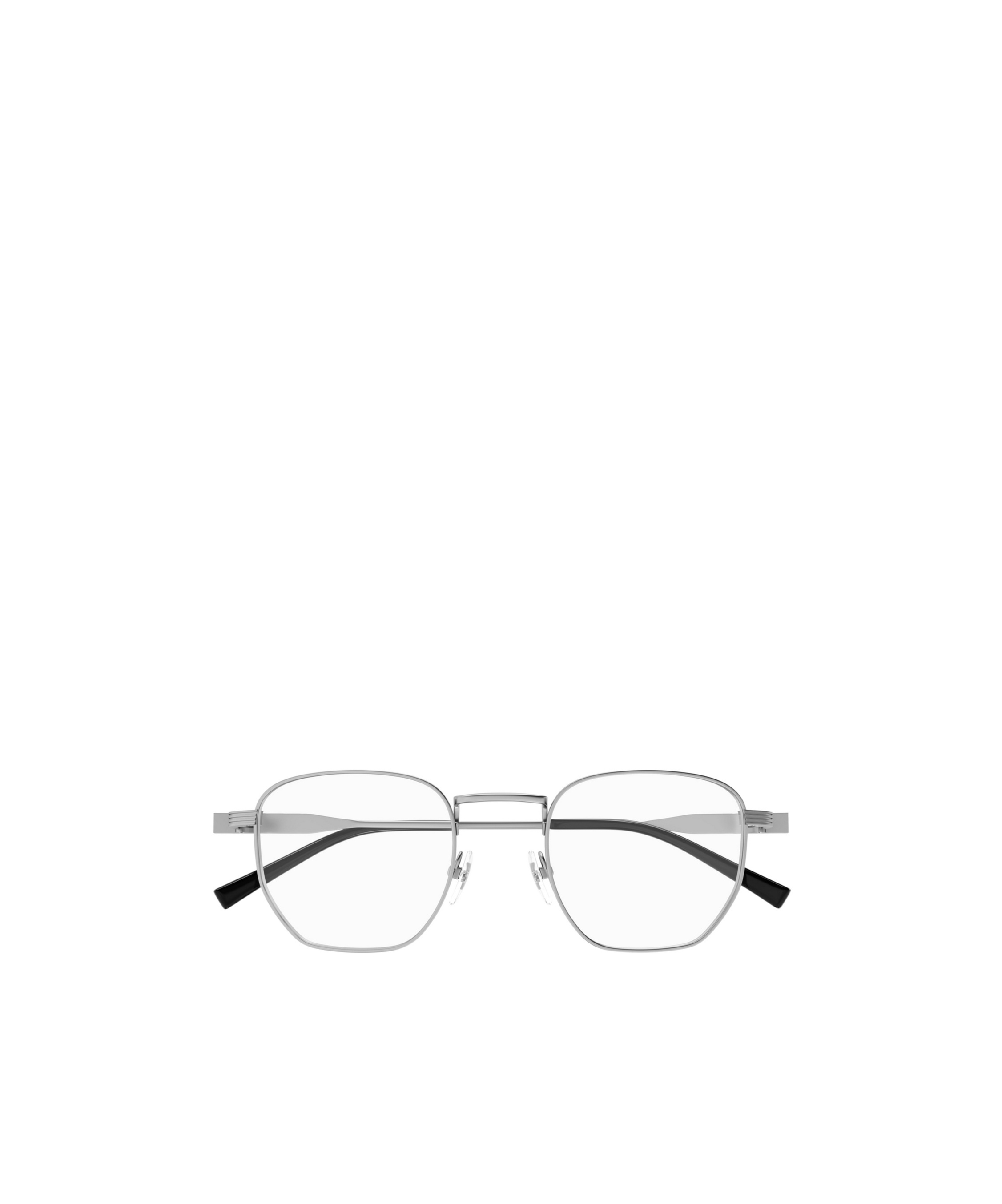 Gucci Eyewear Geometric Frame Glasses In Gray