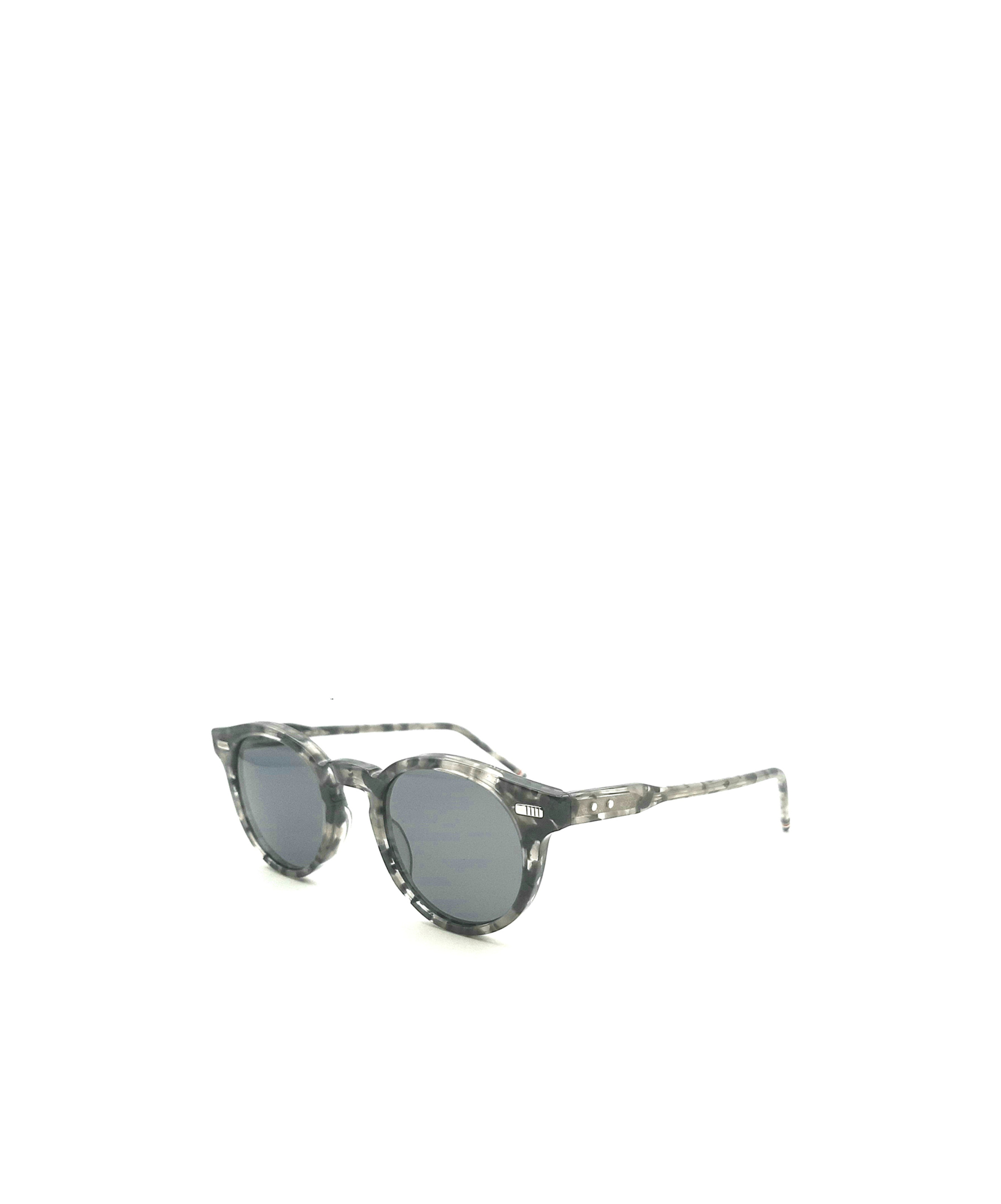 Thom Browne Eyewear Round Frame Sunglasses In Gray
