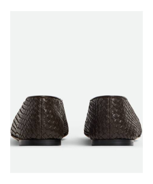 Bottega Veneta Micro Woven Nappa Leather Ballerina Flats