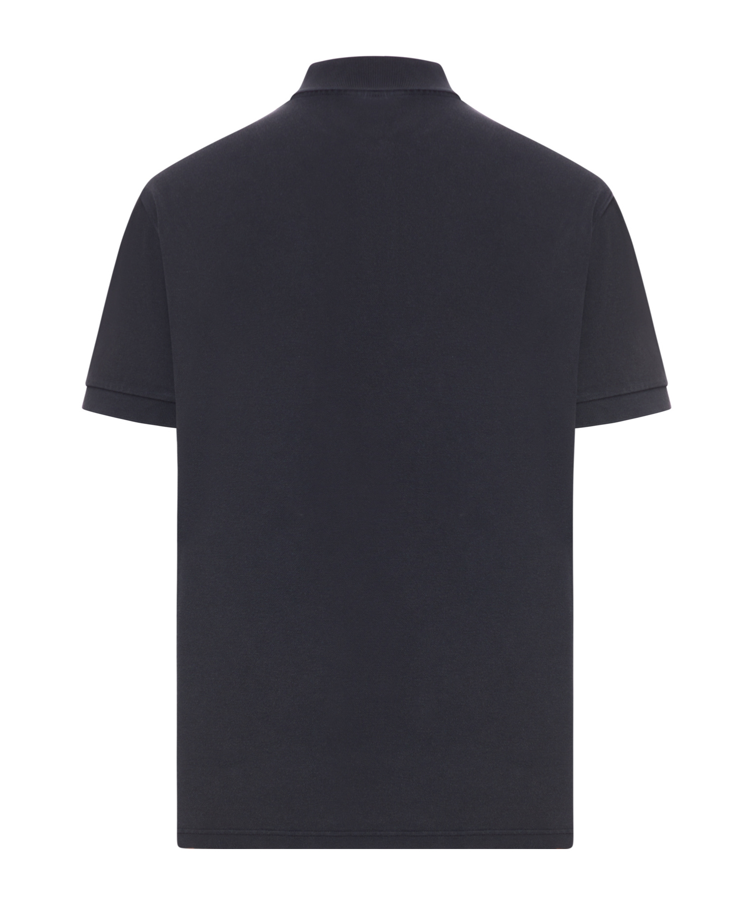 Balenciaga Cotton Piquet Polo Shirt With Lion Embroidery In Black