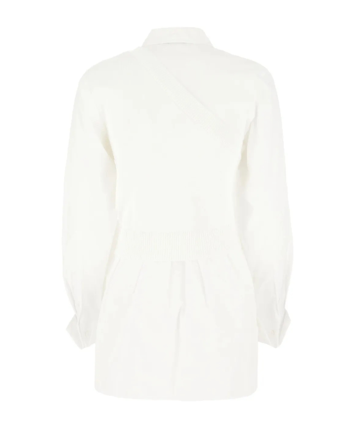 Juunj Pleated Detail Shirt In White