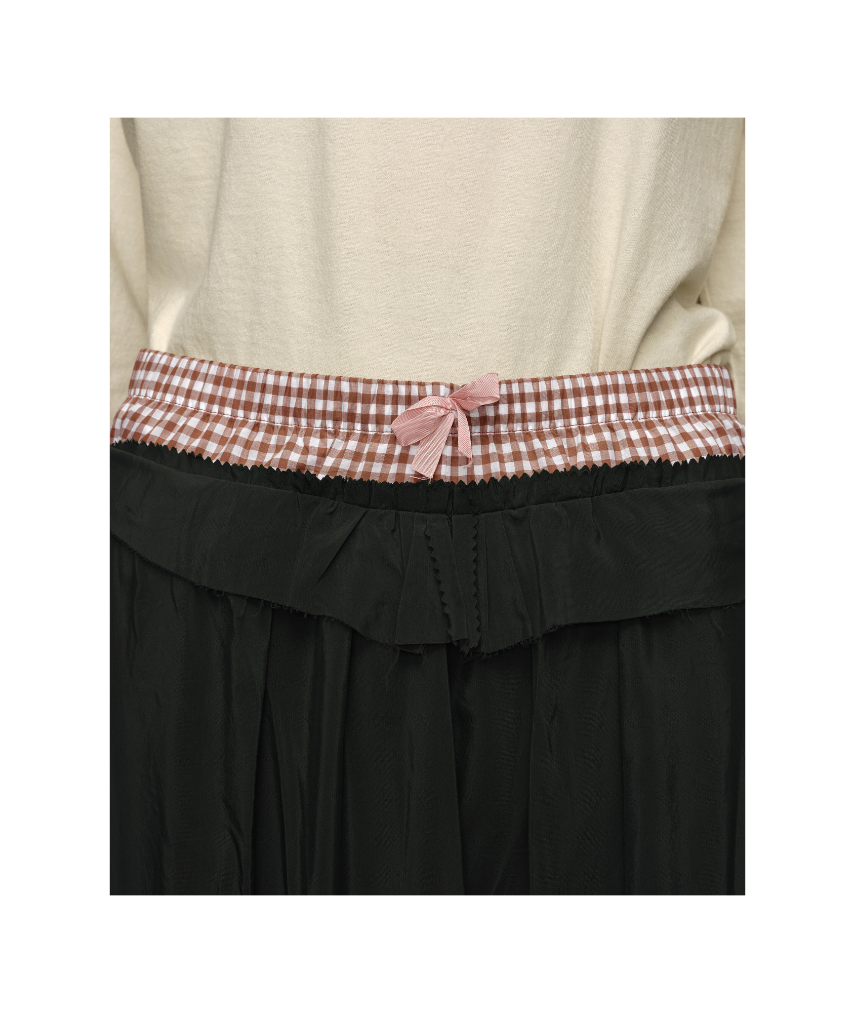 Maison Margiela Anonymity Of The Lining Skirt In Black