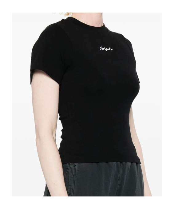 Axel Arigato Crew Neck T-shirt In Black