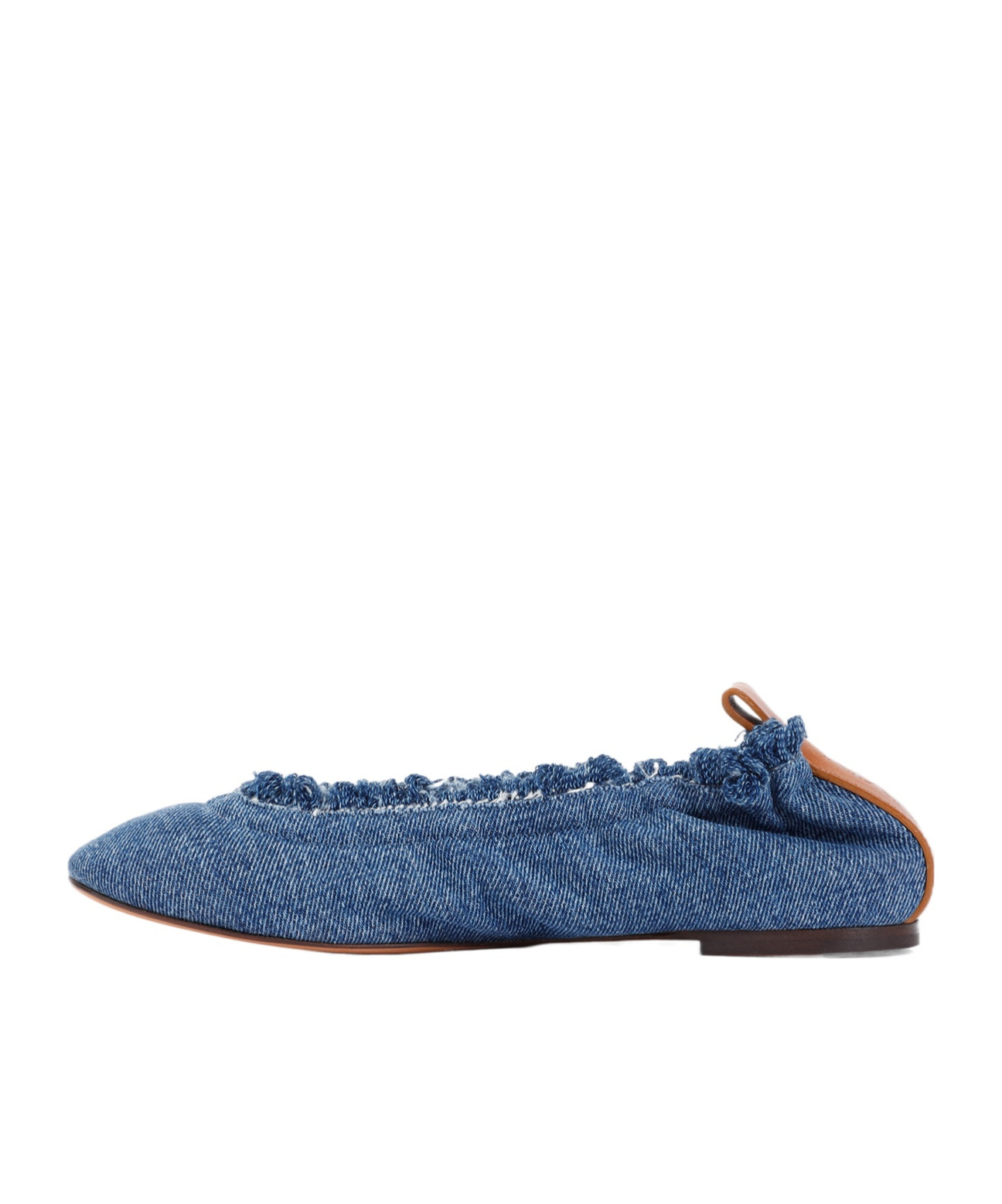 Lanvin La Ballerine En Denim Pour Femme In Blue