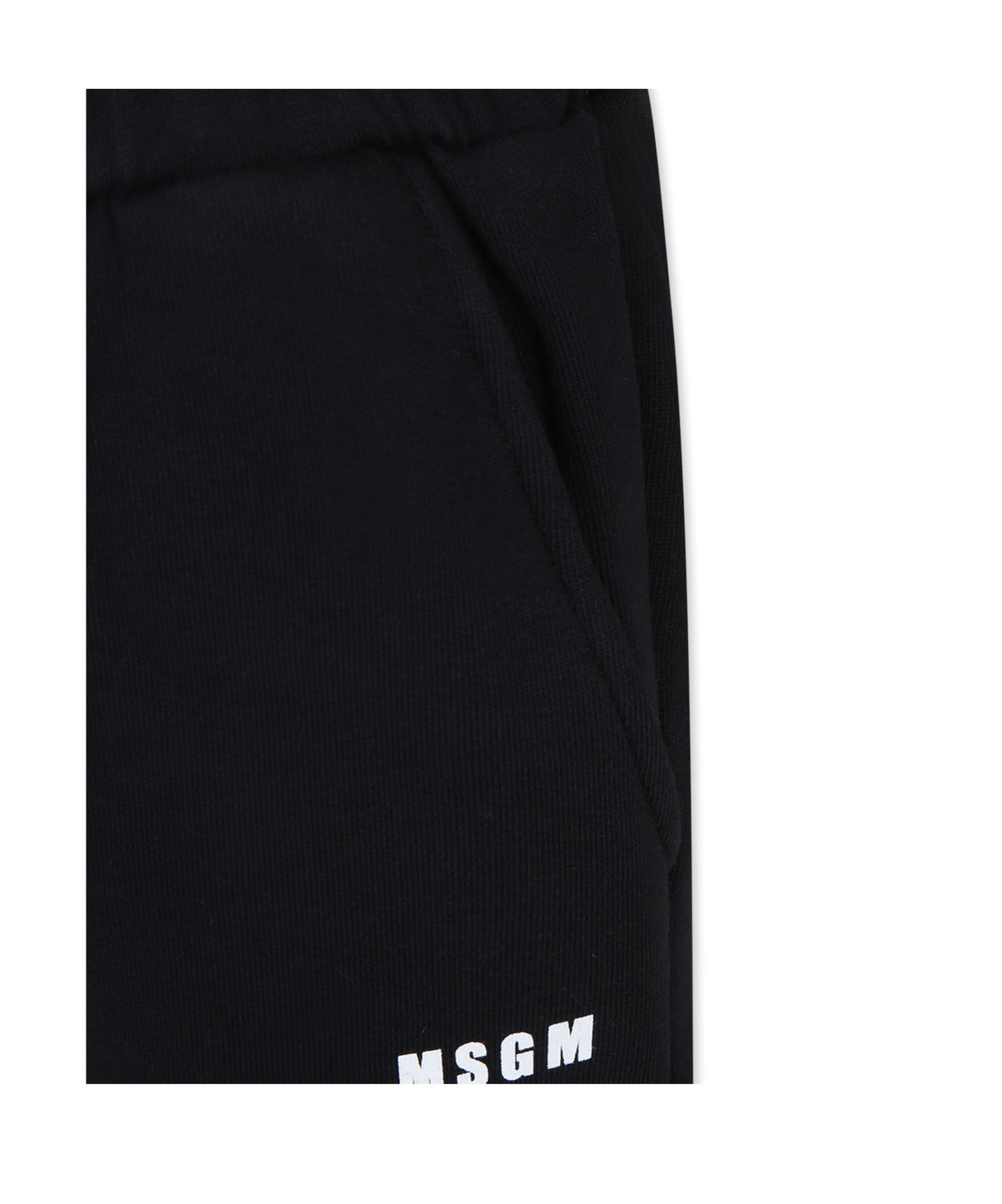 Shop Msgm Logo-print Track Pants In Black