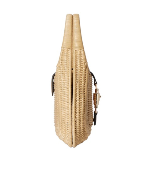Gucci Jackie 1961 Wicker Medium Bag In Brown