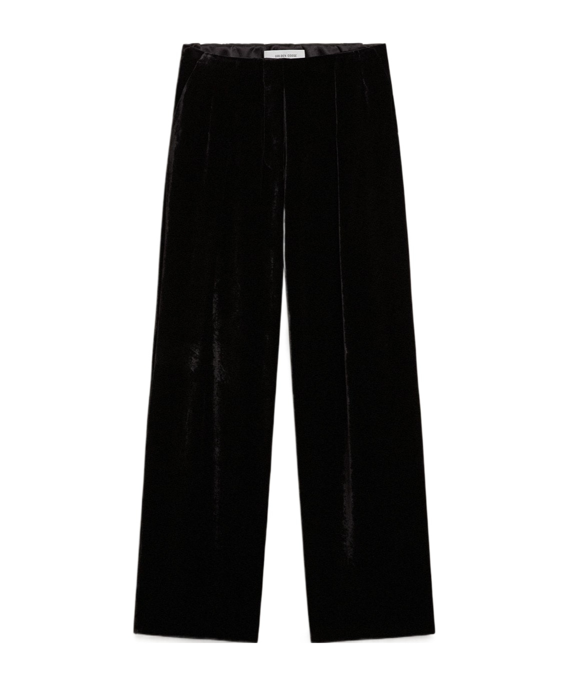 Golden Goose Elastic Inner Belt Casual Pants In Black