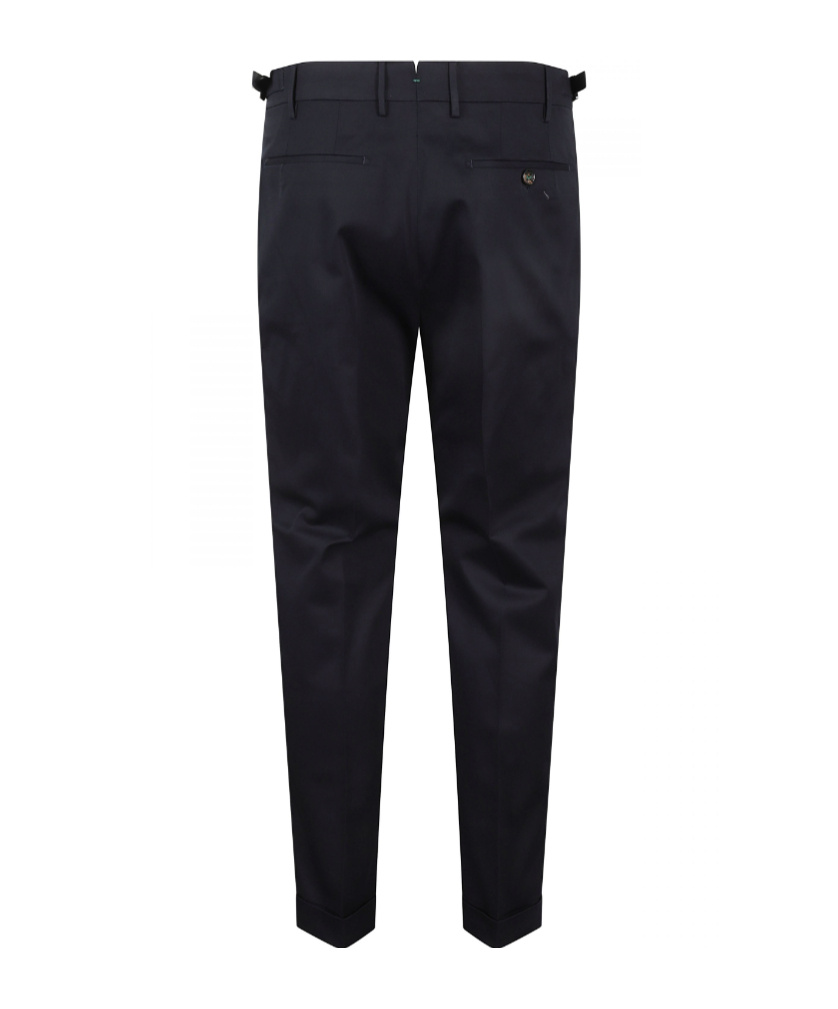 Berwich Elastic Waistband Trousers With Side And Back Pockets