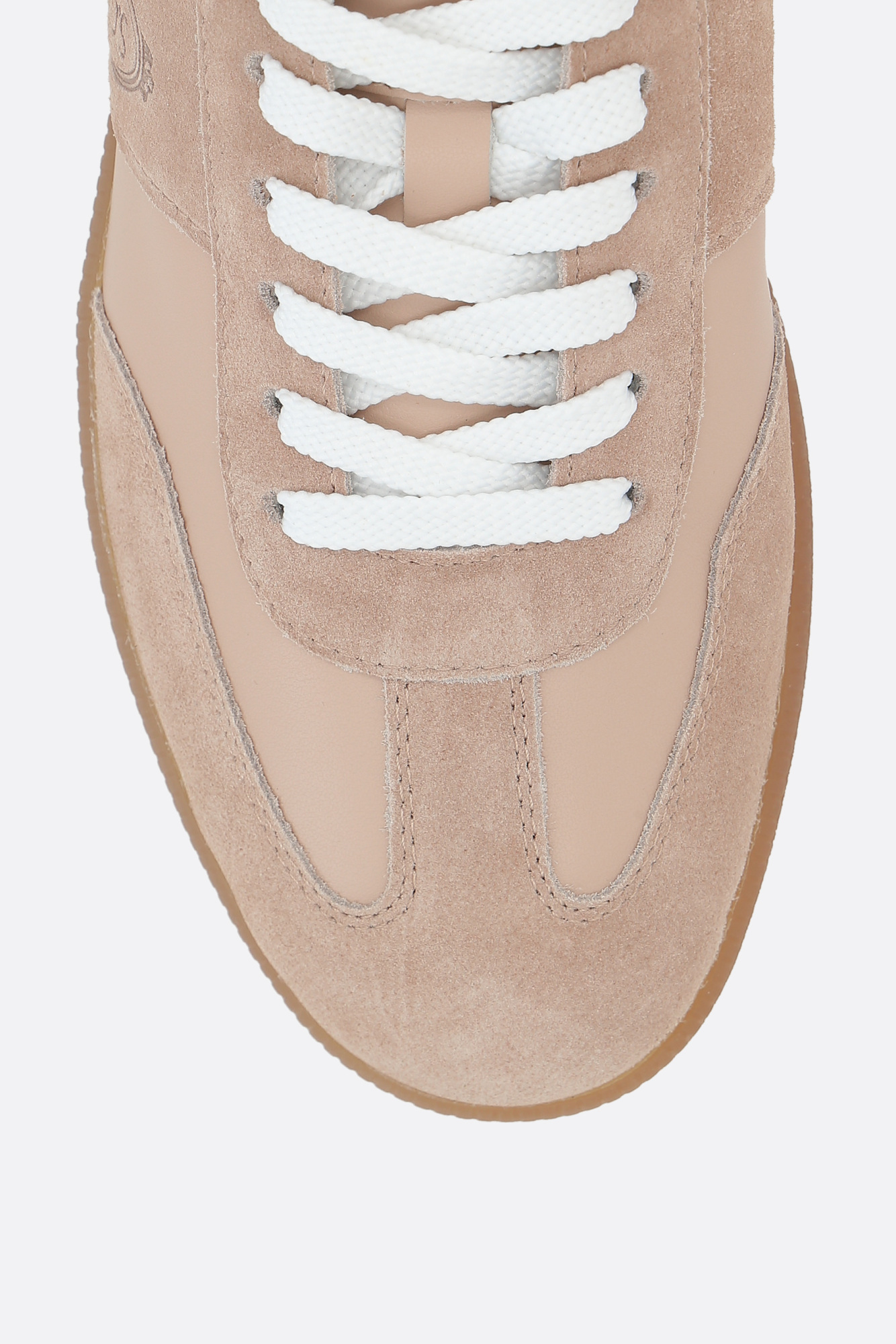 Tod's Panelled Sneakers In Pink
