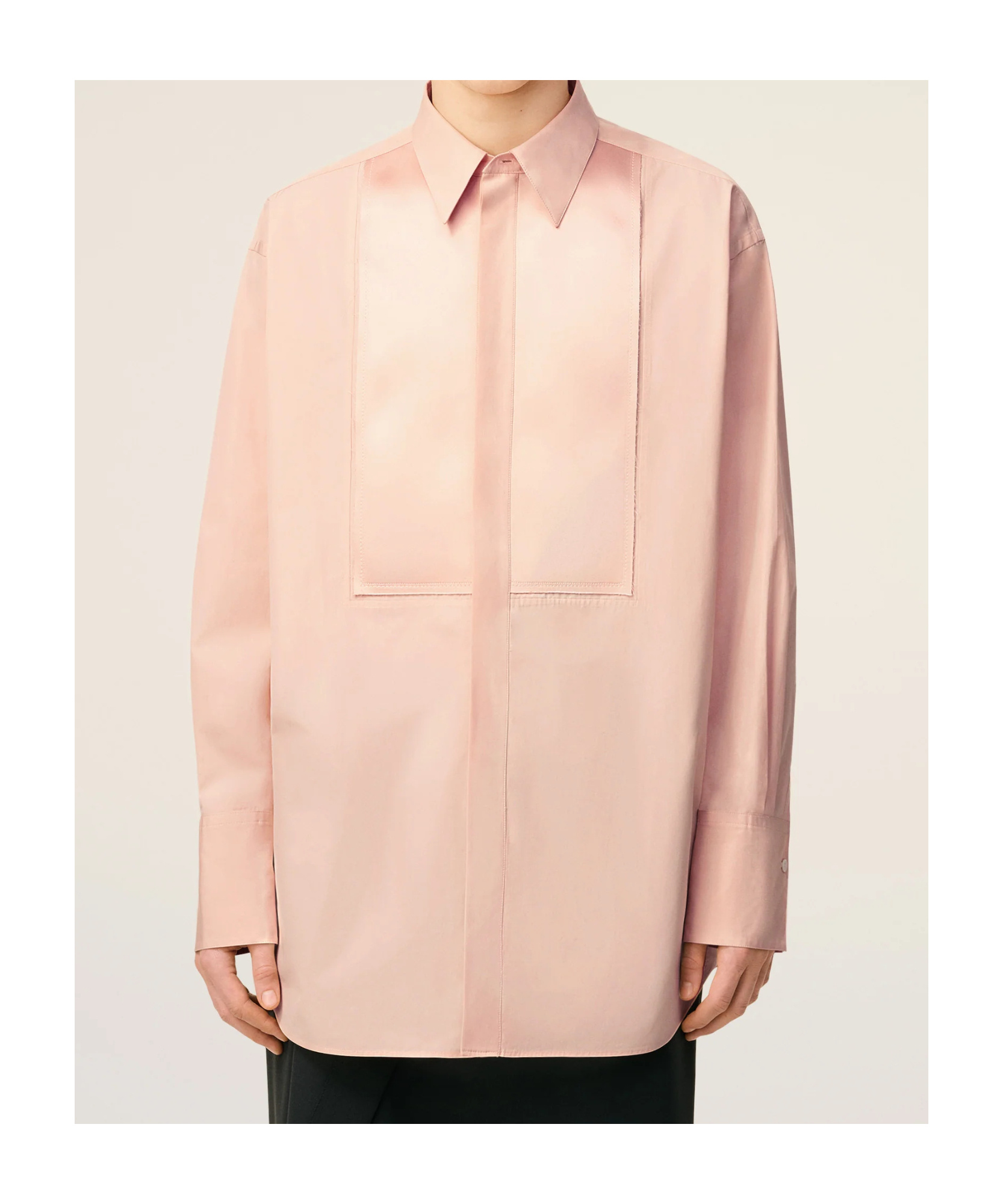Ami Alexandre Mattiussi Long Sleeve Shirt In Pink