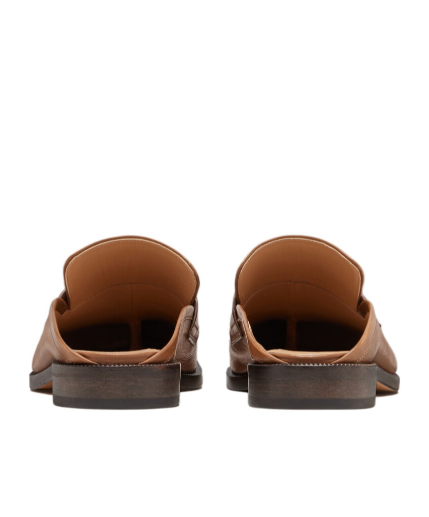 Maison Margiela Brown Tabi City Slip-on Loafers In Brown